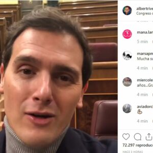 VÍDEO: Albert Rivera se despide otra vez y recoge sus cosas en el Congreso