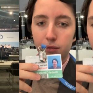 'El pequeño Nicolás' acreditado en la COP25: "tengo diferentes reuniones"