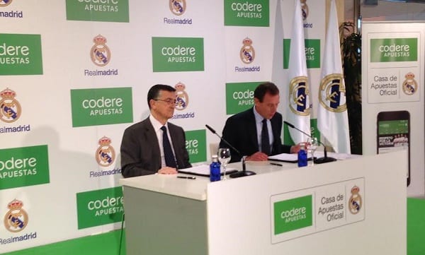 El Real Madrid firma con una casa de apuestas un contrato de tres publicidad