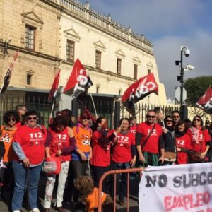 Trabajadores del 112 Andalucía denuncian que Ferrovial es una empresa "buitre" que les "subyuga" con el dinero de los andaluces