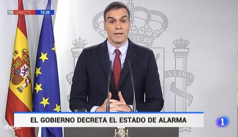El Gobierno decretará mañana el Estado de Alarma para enfrentar la pandemia del coronavirus