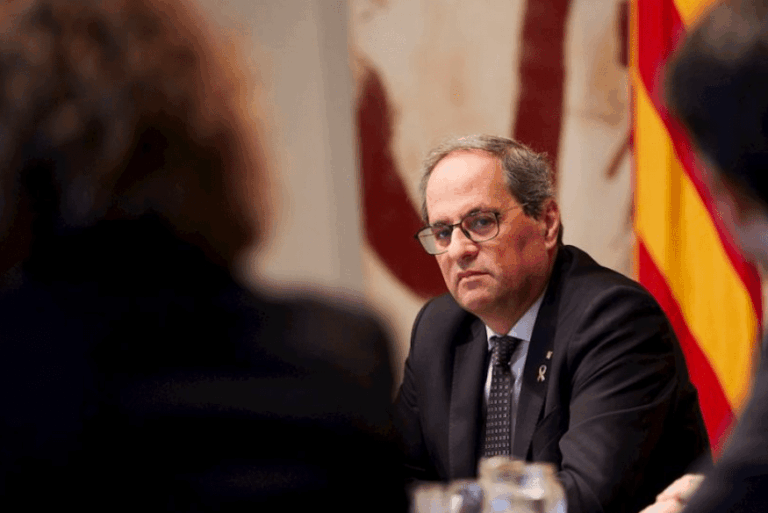 El presidente de Cataluña, Quim Torra, también da positivo por coronavirus