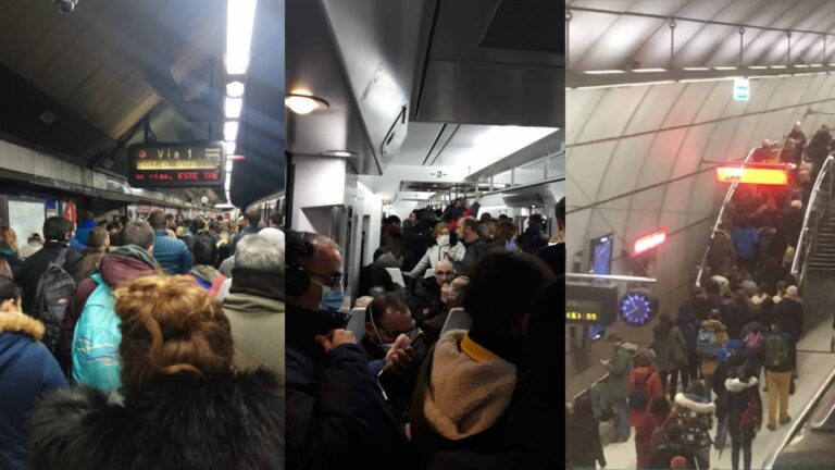Denuncian aglomeraciones en las estaciones de tren y metro tras el estado de alarma por coronavirus