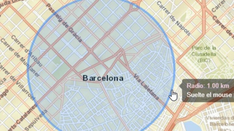 ¿Cómo calcular un kilómetro de distancia desde tu casa con tu móvil para pasear con los niños?