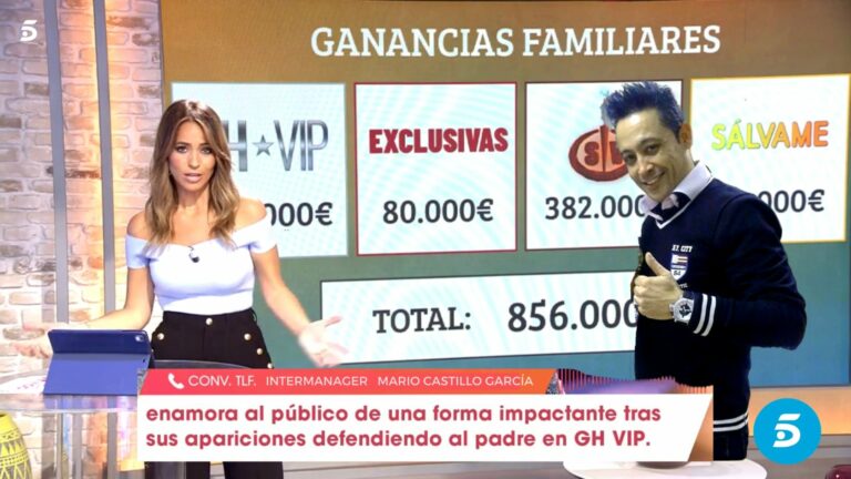 Viva la Vida se hace eco del informe elaborado por Mario Castillo García que desvela la espectacular cifra económica generada por Antonio David y su hija Rocío gracias a los realities