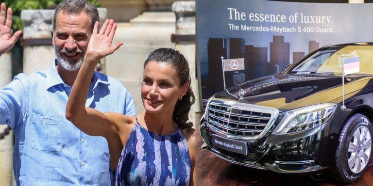 Los reyes estrenaron en Sevilla el Mercedes S Guard, el de mayor blindaje del mercado