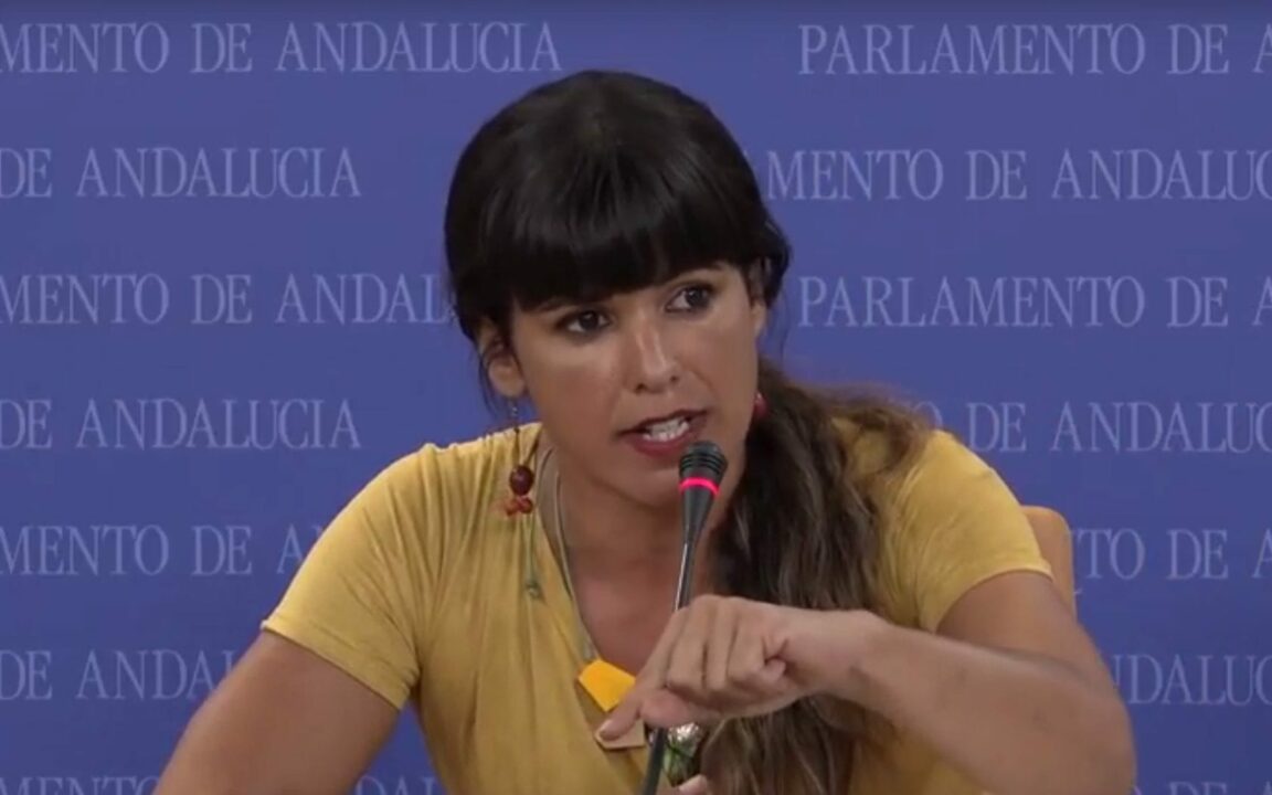 Teresa Rodríguez dona la mitad de sus ingresos durante la cuarentena al Servicio Andaluz de Salud