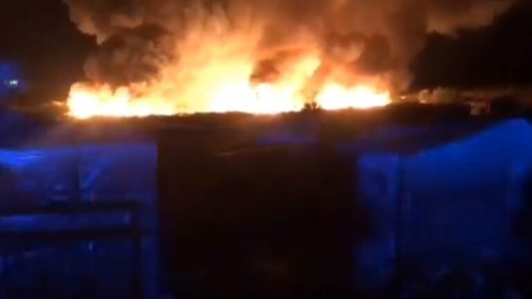 Tercer incendio en una semana en asentamientos de chabolas de migrantes en Huelva