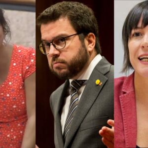 La Fiscalía no ve injurias en las palabras de Teresa Rodríguez, Pere Aragonès y Ana Pontón contra la Monarquía
