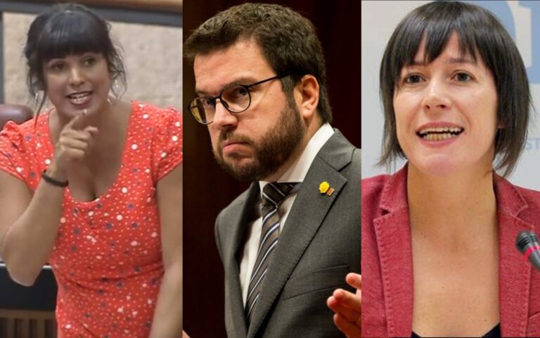 La Fiscalía no ve injurias en las palabras de Teresa Rodríguez, Pere Aragonès y Ana Pontón contra la Monarquía