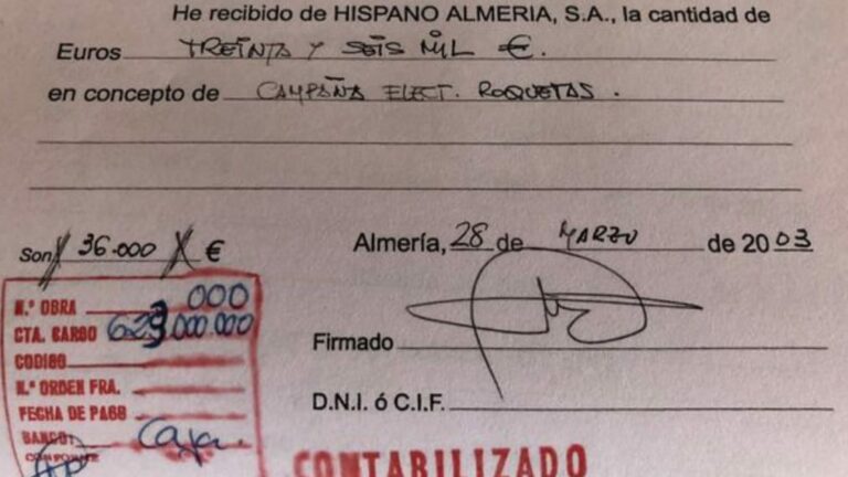 La UDEF cree que una constructora financió las campañas electorales del PP de Almería