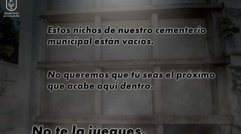 Polémica en Coria del Río por una campaña de concienciación sobre el covid