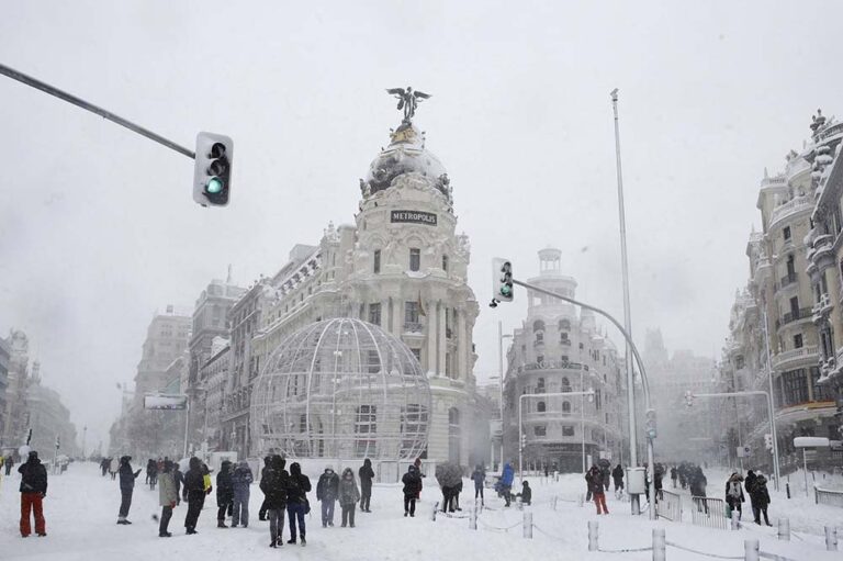 Alerta en 12 comunidades autónomas por temperaturas de hasta 16 grados bajo cero