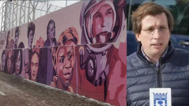 Almeida usa a ETA para defender la eliminación del mural feminista de Ciudad Lineal