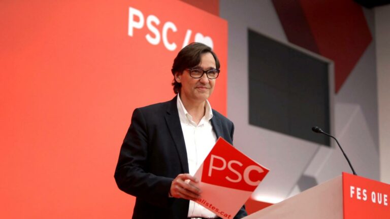 Salvador Illa sobre VOX: "hay que discutirle con argumentos, no a pedradas"