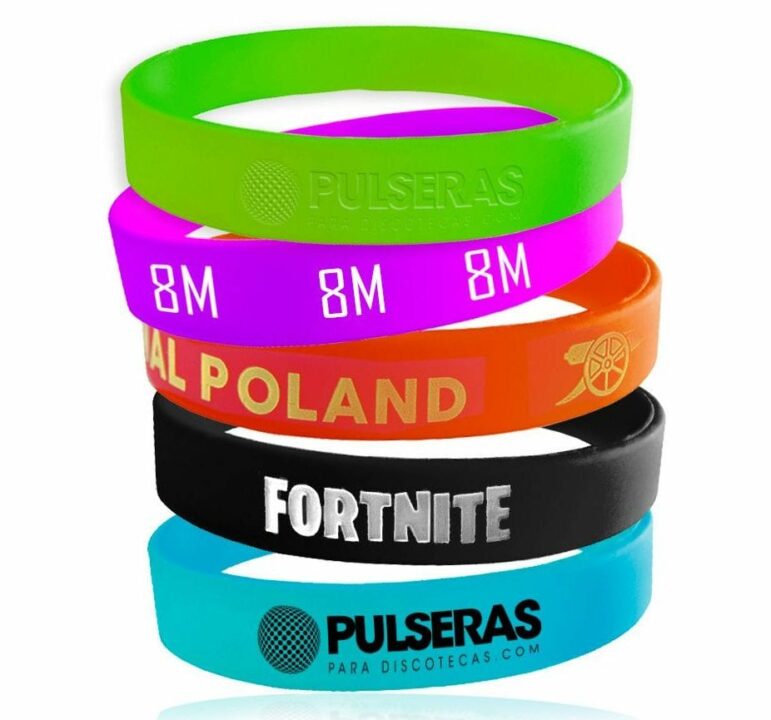 Pulseras de silicona como método publicitario