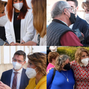 Susana Díaz viajando durante semanas por toda Andalucía en plena pandemia