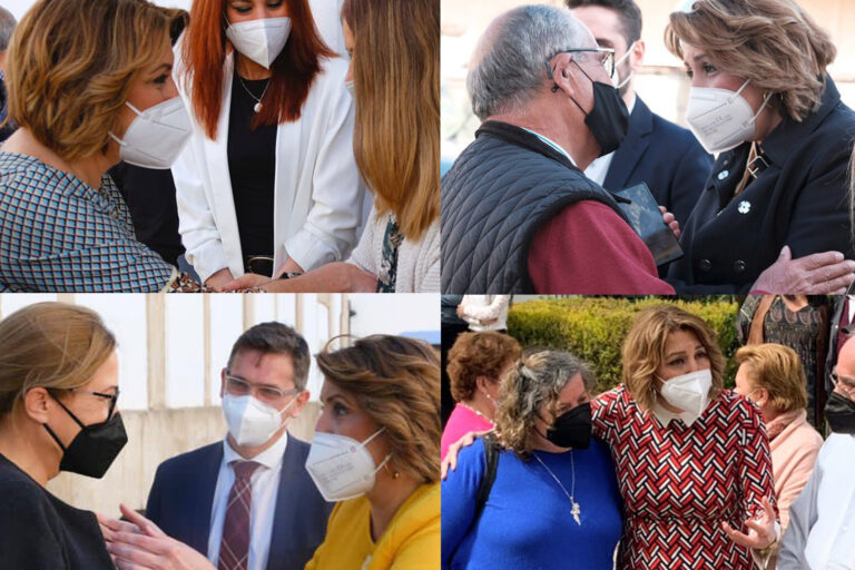 Susana Díaz viajando durante semanas por toda Andalucía en plena pandemia