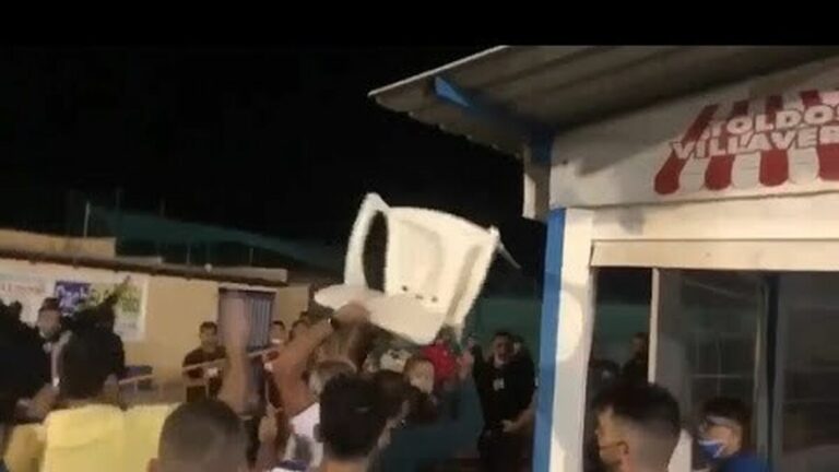Una grave pelea durante un partido de fútbol deja más de 10 heridos en Villaverde del Río