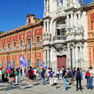 Protesta estudiantil en ciudades de Andalucía por "una educación pública al servicio del trabajador"