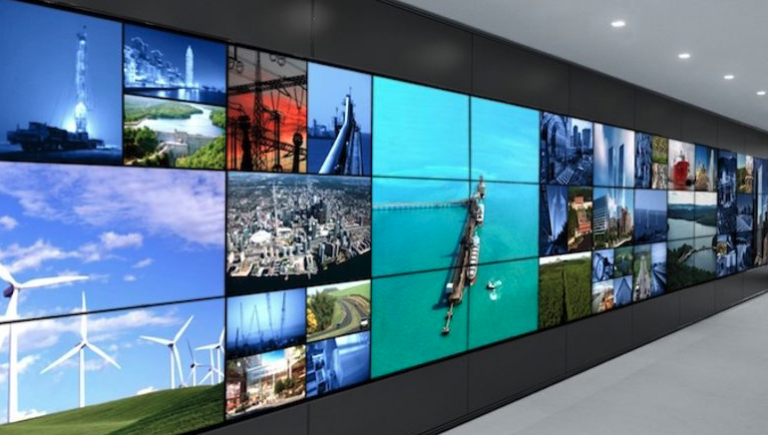 Pantalla LED de interiores para centro comercial