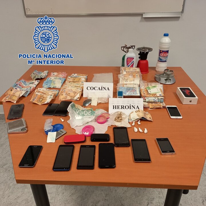 La Policía desmantela cuatro puntos de venta de drogas en Jaén