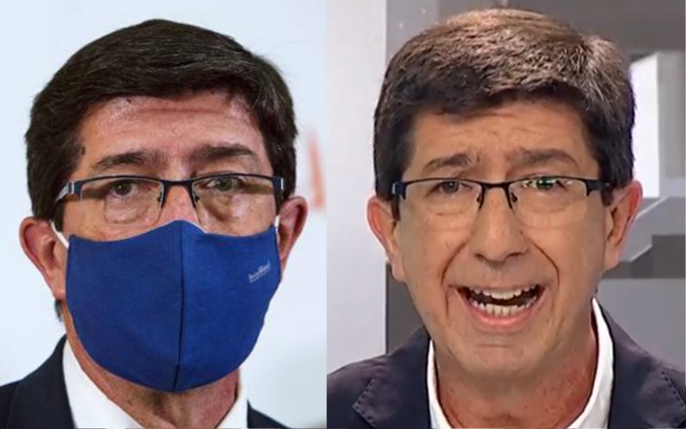 Juan Marín cree que permitir ir sin mascarilla al aire libre tendrá "consecuencias durísimas"