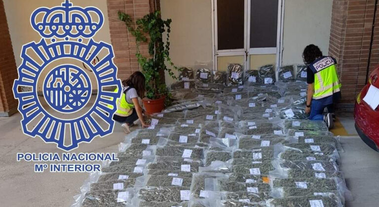 Tres detenidos por transportar 170 kilos de marihuana en camiones frigoríficos al extranjero