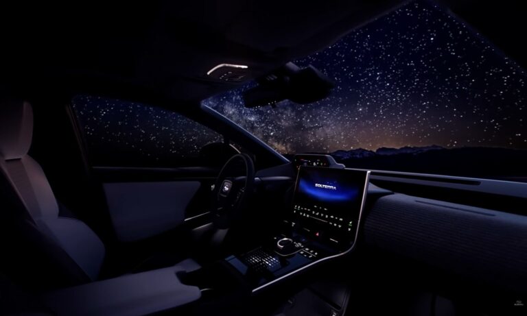 Una primera impresión del interior del SUV eléctrico Subaru Solterra