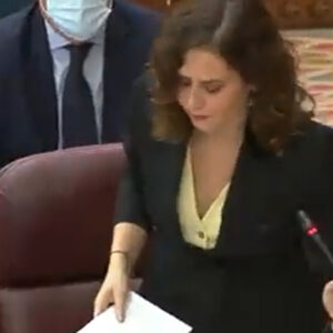 Ayuso: "...sobre las cifras de fallecidos, bueno, de verdad, hasta luego, da igual, paso"