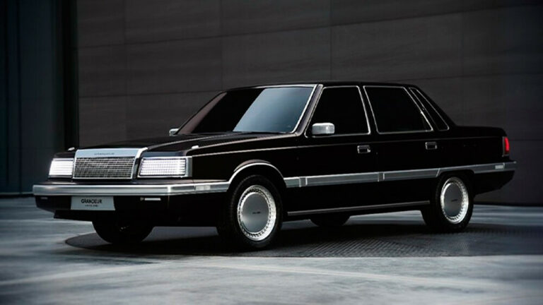 El Hyundai Grandeur Heritage Series Concept reinterpreta en clave eléctrica el sedán ochentero