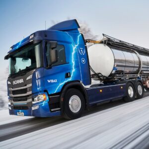 Wibax recibe de Scania su primer camión eléctrico de 64 toneladas