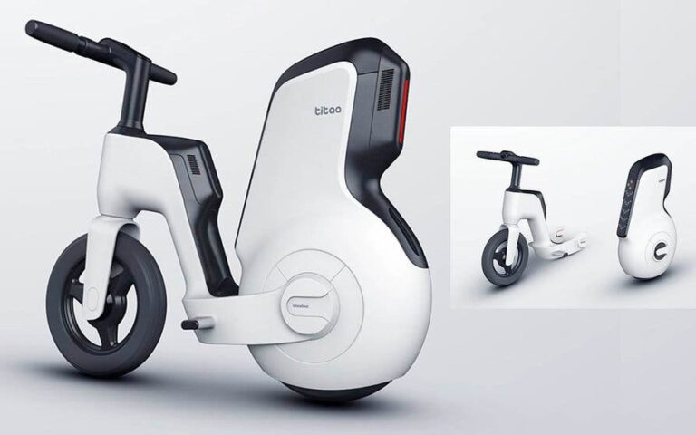 Titaa es un monociclo y una bicicleta eléctrica para la ciudad