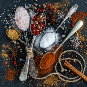 Especias de la comida coreana