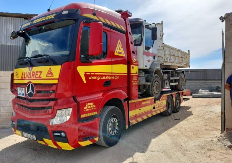 Grúas para camiones en Andalucía