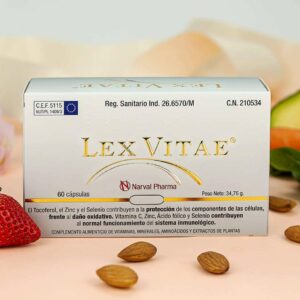 Lex Vitae con antioxidante glutatión y acción antiedad