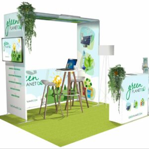 Olika Stands dispone de displays personalizables para eventos en el exterior