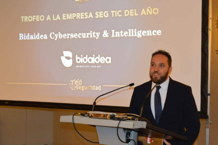 Mikel Rufián, ganador del premio 'Mejor empresa de ciberseguridad del año'