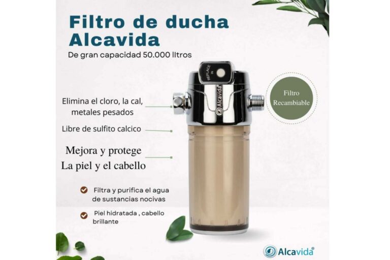 Filtros para la ducha para cuidar el cabello y la piel