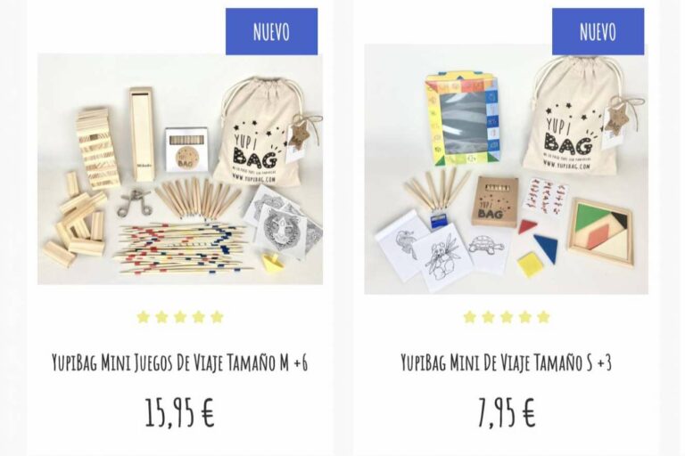 Juguetes educativos para todas las edades, con YupiBag