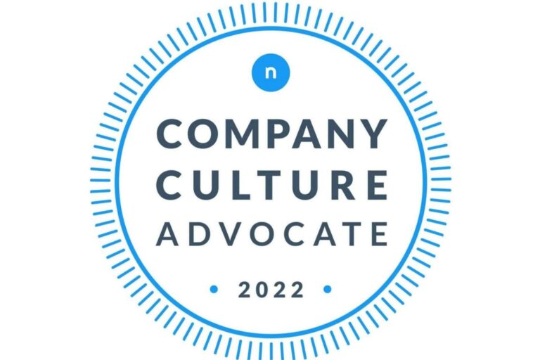 Company Culture Advocate es la insignia de reconocimiento de Nailted que visibiliza la buena cultura de una compañía