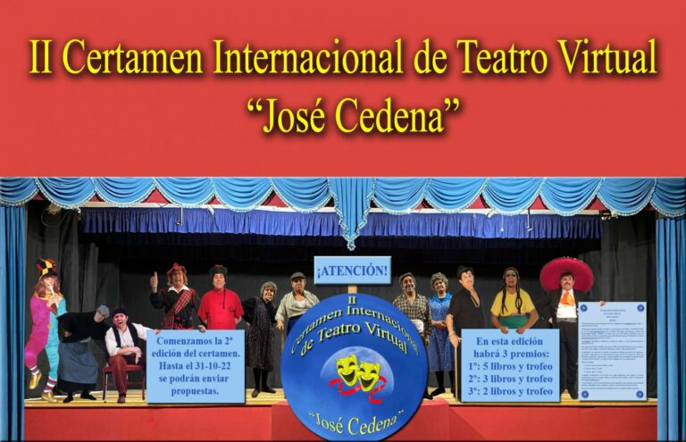 José Cedena plantea el II Certamen Internacional de Teatro Virtual