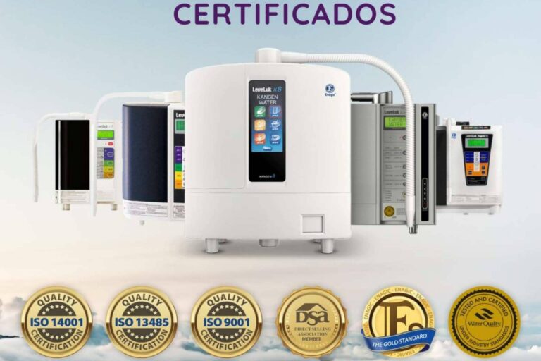 Agua Kangen rica en antioxidantes e hidrogeno fresco con el dispositivo Leveluk K8 para toda la familia
