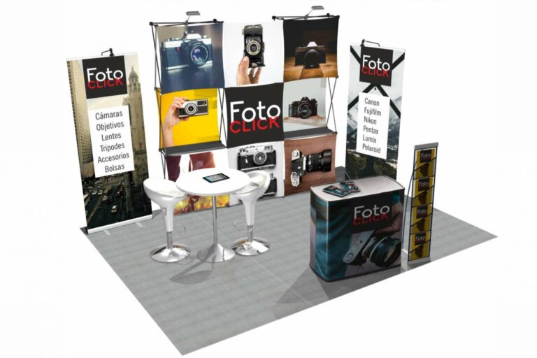 Olika Stands y su kit de displays para que los congresos y roadshows sean mágicos