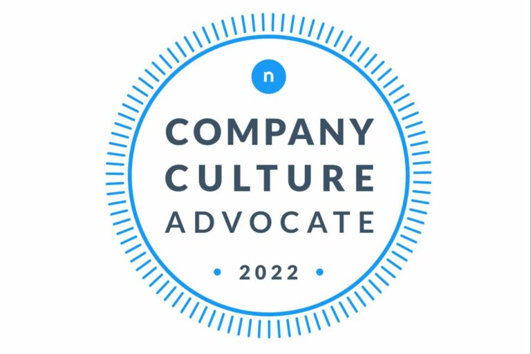 Motivar la buena cultura empresarial con la Company Culture Advocate badge de Nailted