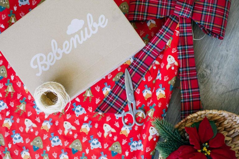 Un servicio de suscripción para padres y madres que mensualmente envía una caja con productos para bebés, Bebenube