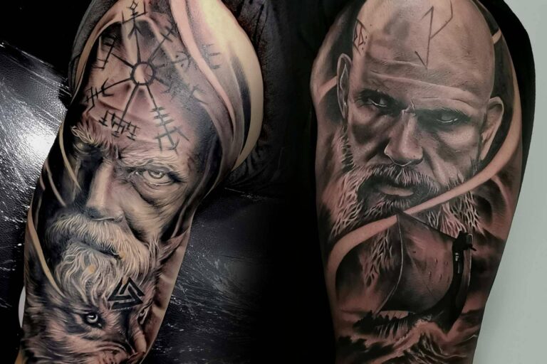 Steel of Doom realiza tatuajes de vikingos