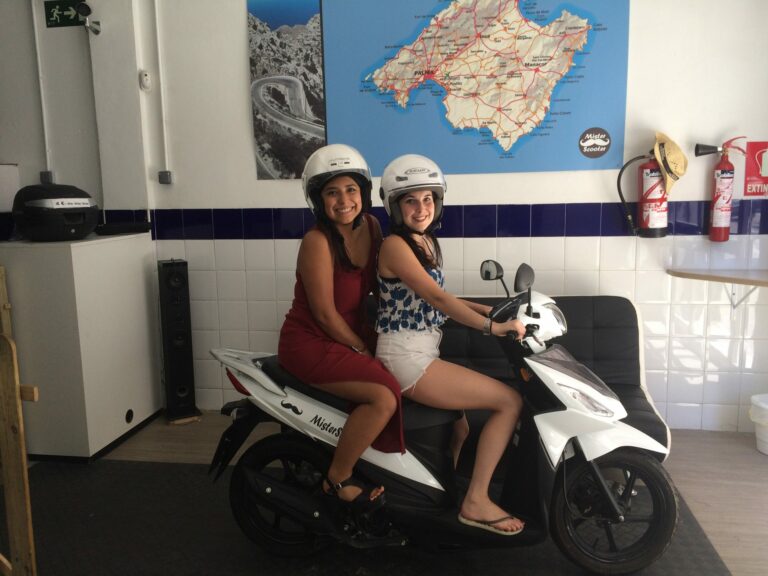 Alquiler de moto en aeropuerto de Mallorca gratis