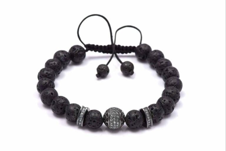 Pulseras de piedras semipreciosas energéticas hechas a mano con la Luna de Buda