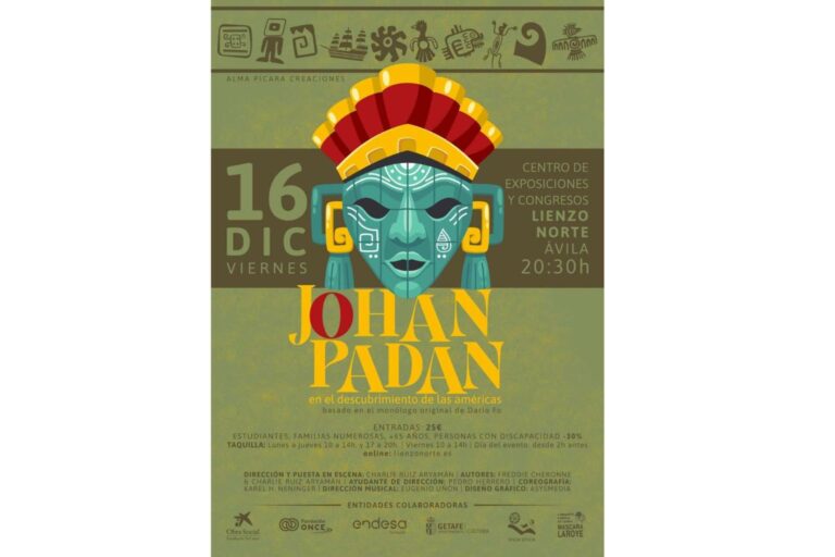 Johan Padan en el descubrimiento de las Américas lleva a Ávila una comedia musical que ahonda en la diversidad y el entendimiento entre culturas